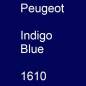 Preview: Peugeot, Indigo Blue, 1610.